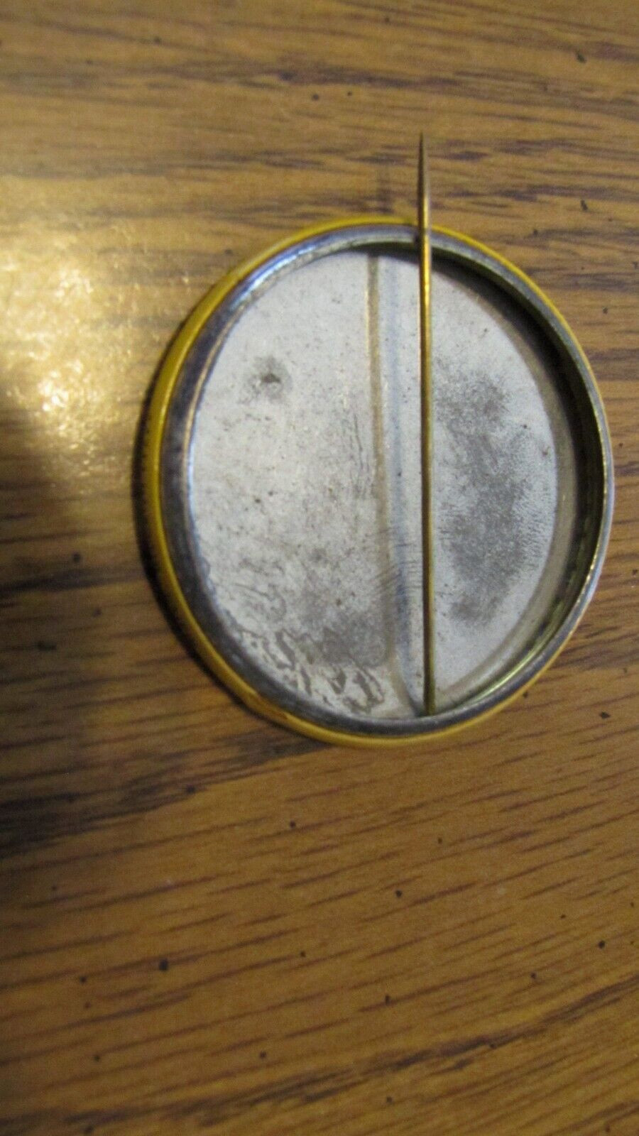 Vintage Celluloid Pinback Buffalo Bomag Road Construction Equipment Button