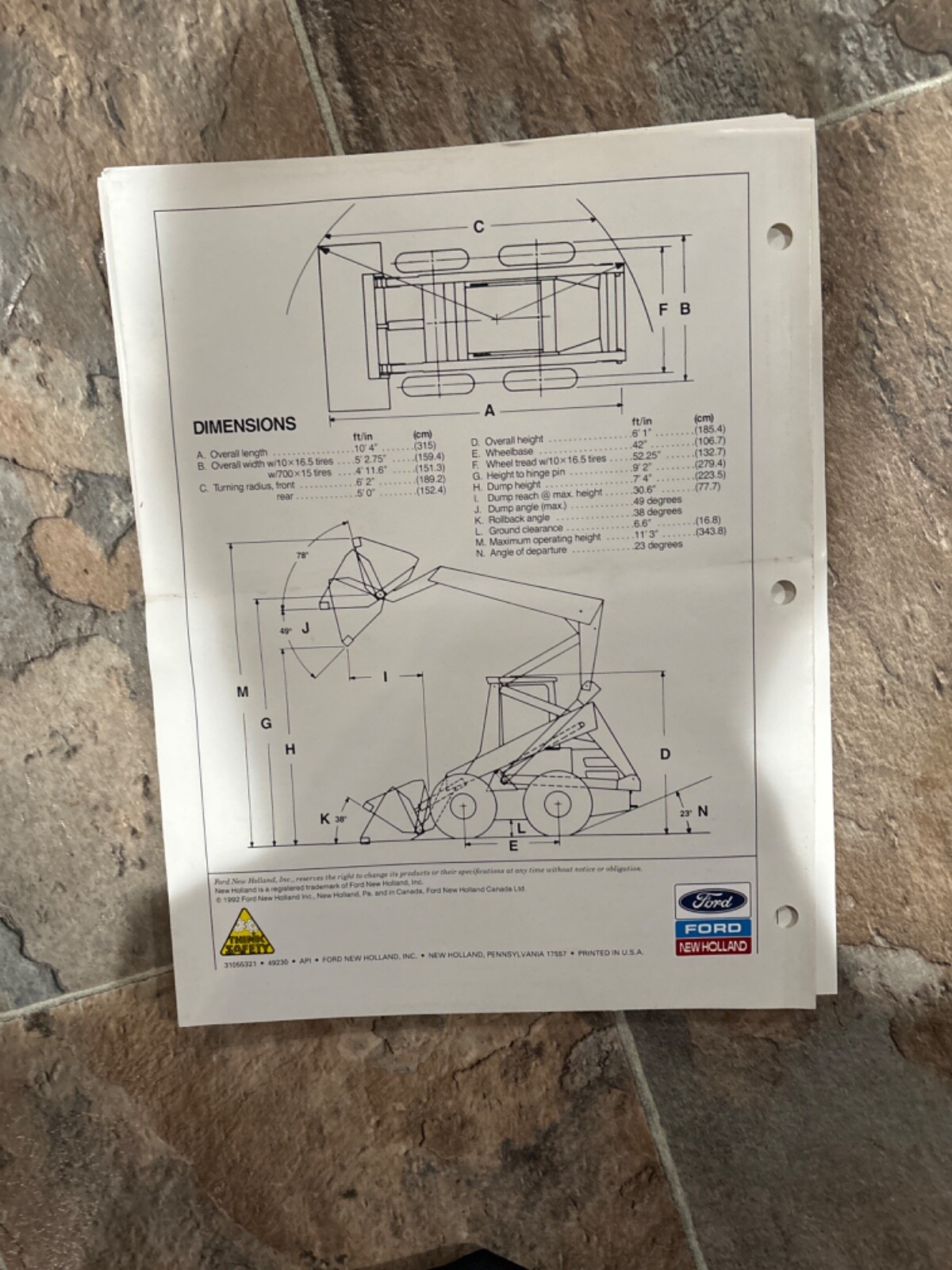 New Holland L-553 L-555 Deluxe Skid Steer Loader Brochure FCCA ver2