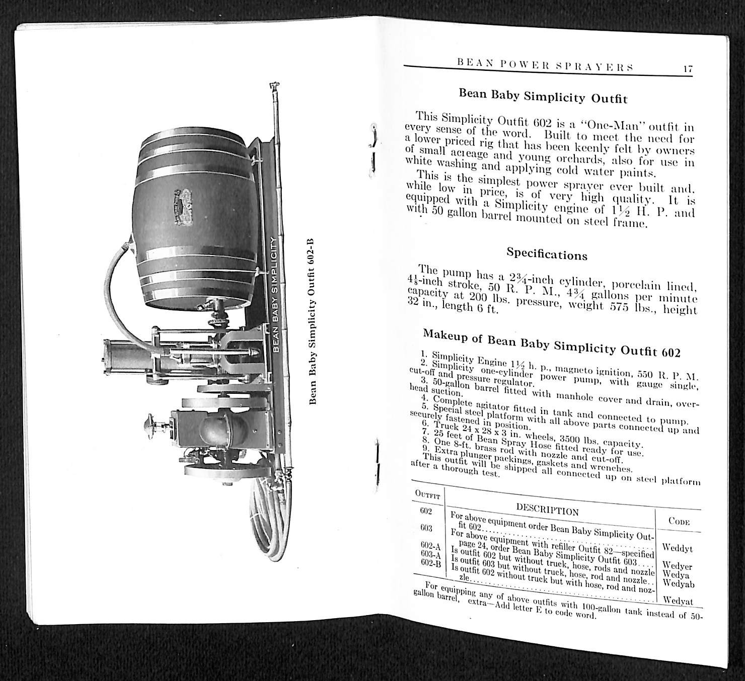 Bean Spray Pump Co Lansing, MI Hand and Power Sprayers Catalog No. 34 32pp (#2)
