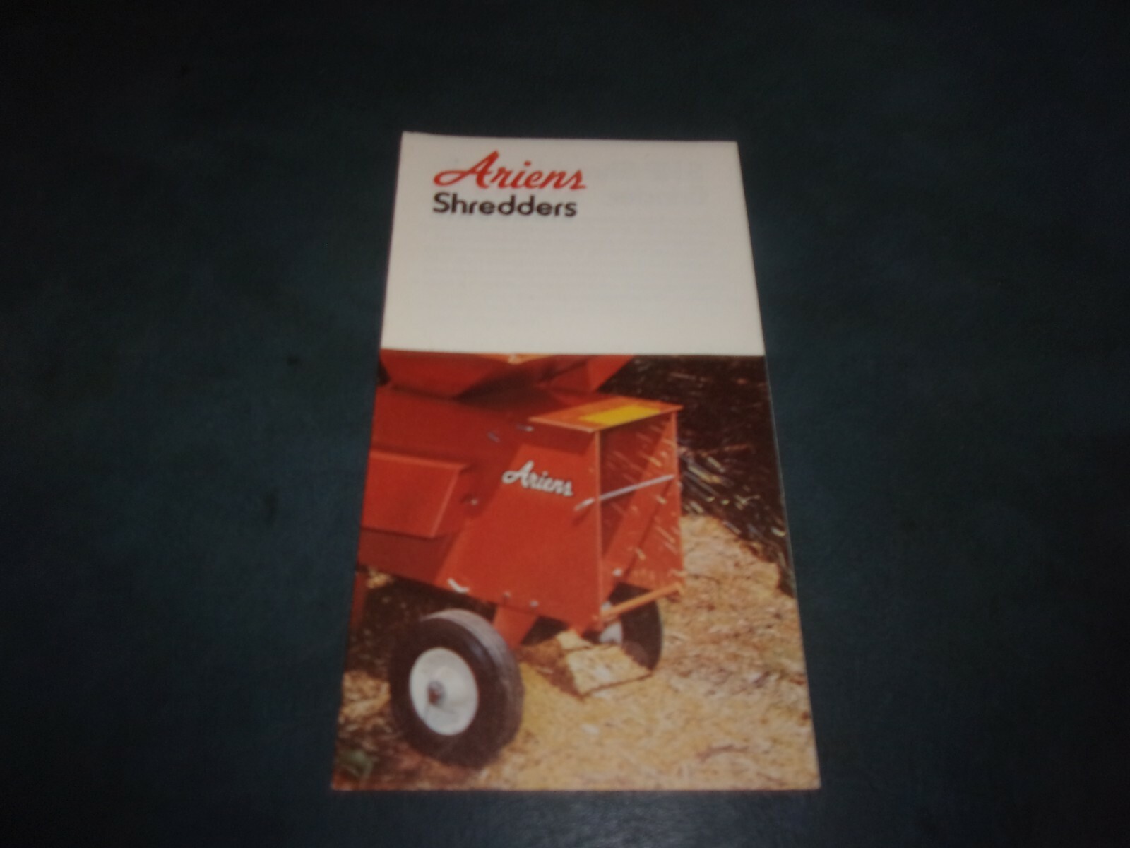 ARIENS SHREDDERS BROCHURE *** VINTAGE ORIGINAL