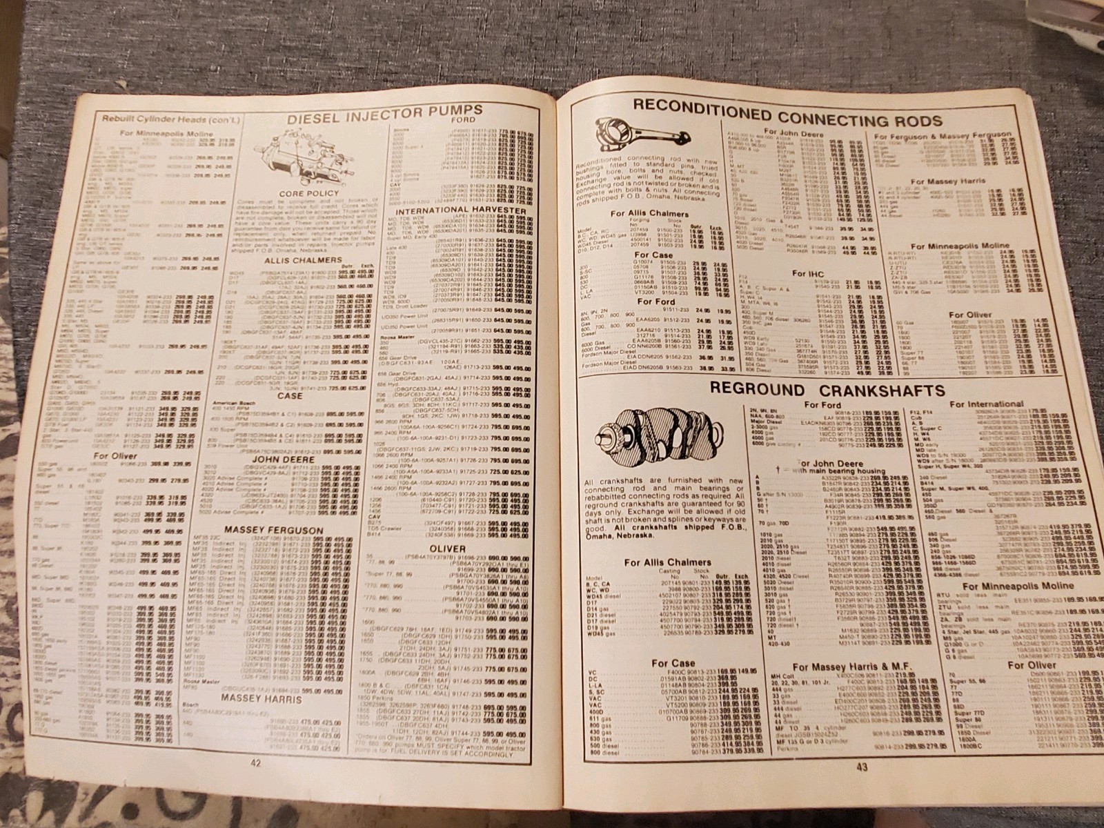 Tractor Supply Co Mail Order Catalog VGC. 1983. Oliver, Ford, John Deere, AC, MF