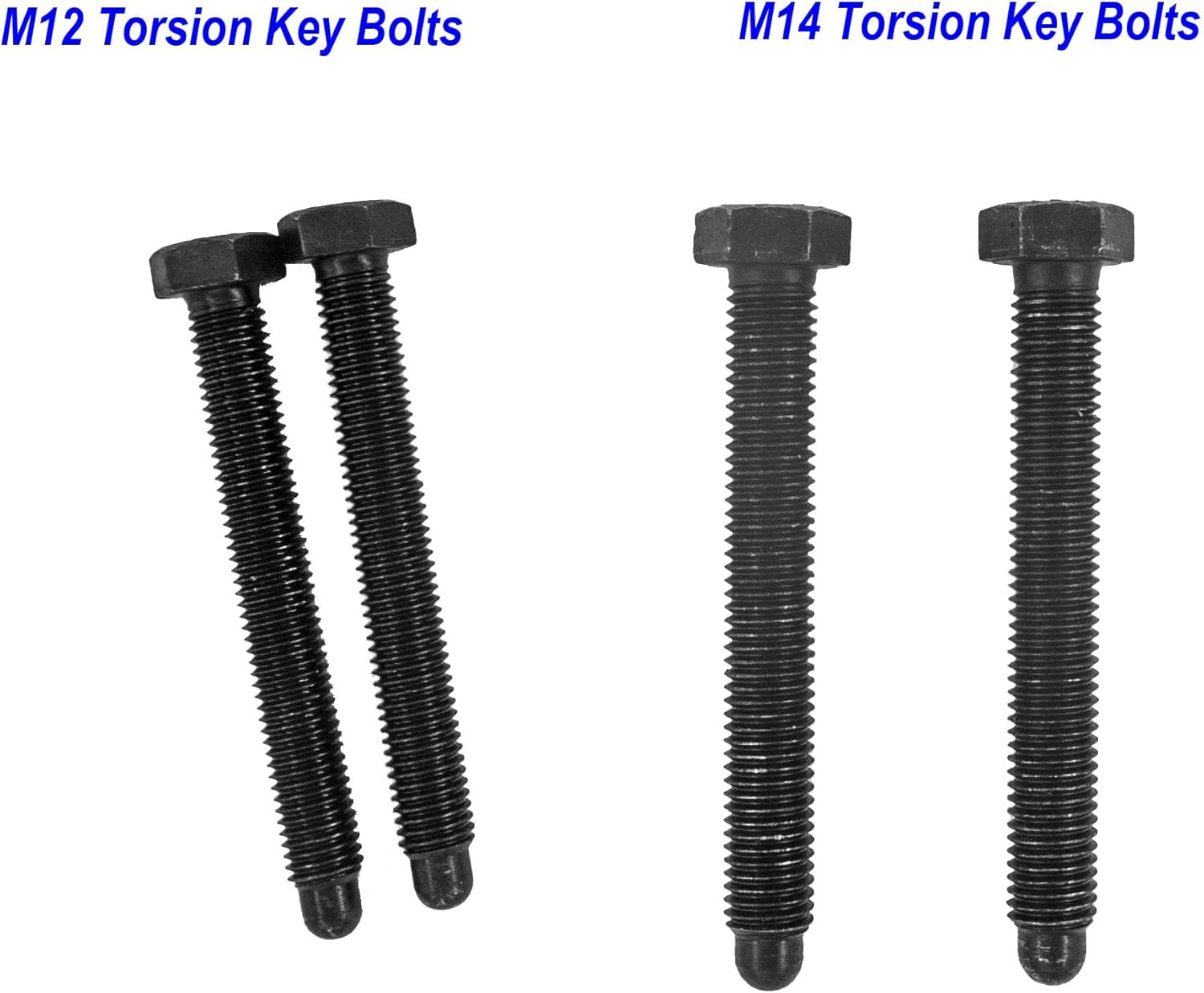 Extended Torsion Key Bolts, Longer Torsion Bar Adjustment Bolts Compatible wi…
