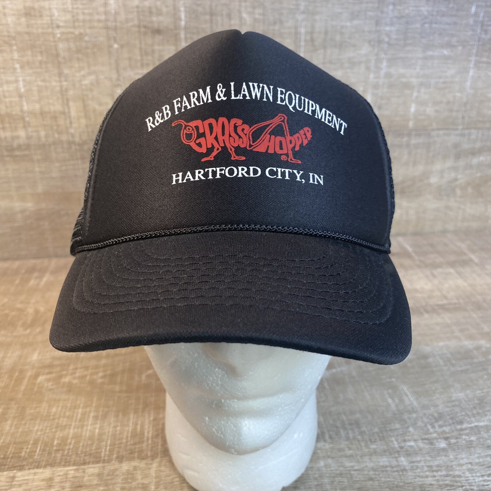 R&B Farm & Lawn Equipment Hartford City Indiana Grasshopper Snapback Trucker Hat