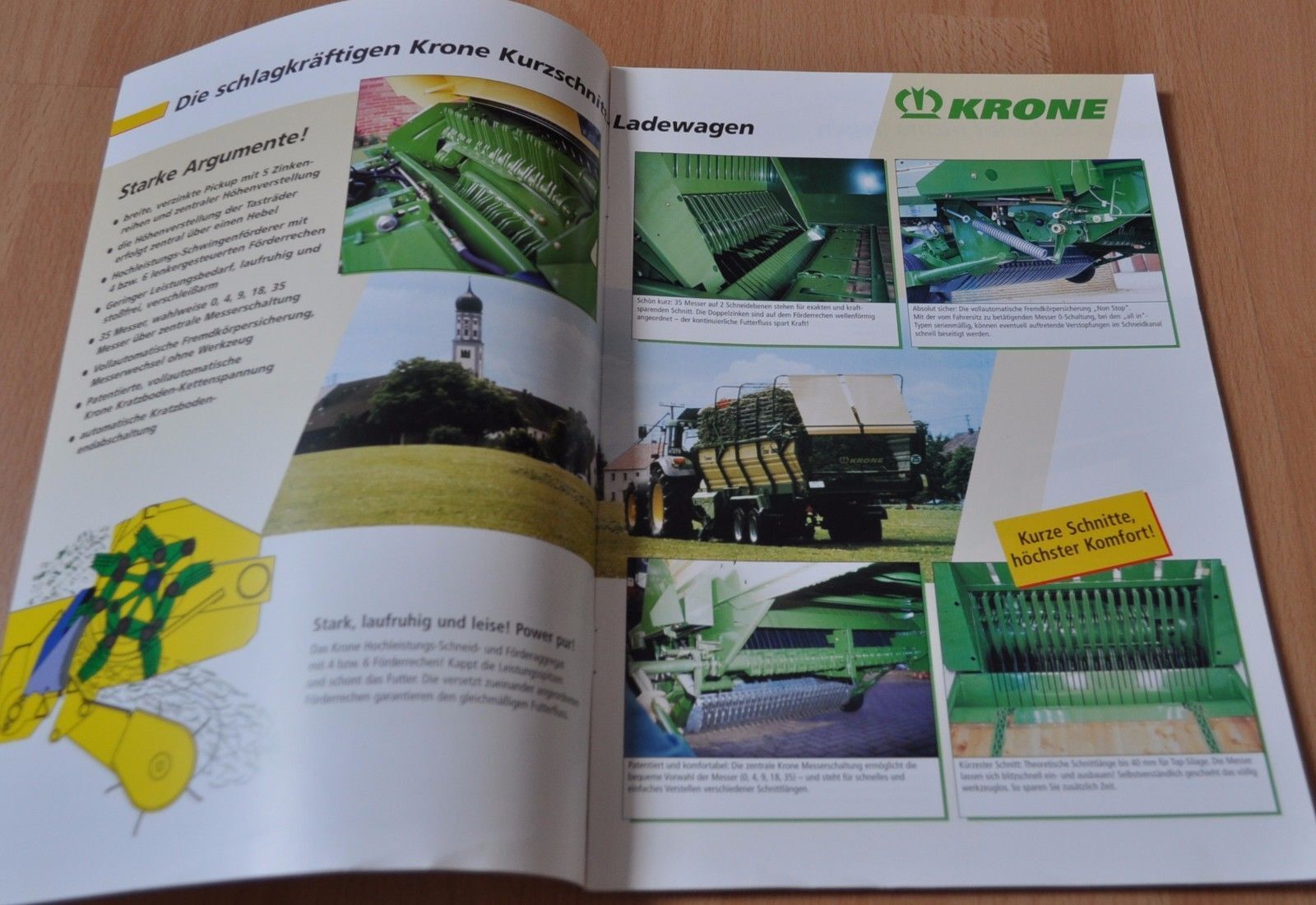 Krone Ladewagen Titan Brochure Prospekt