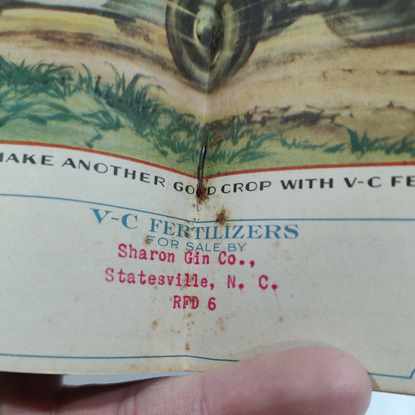 Vintage Advertising VC Fertilizer 1939 1940 Calendar And Notebook Agriculture