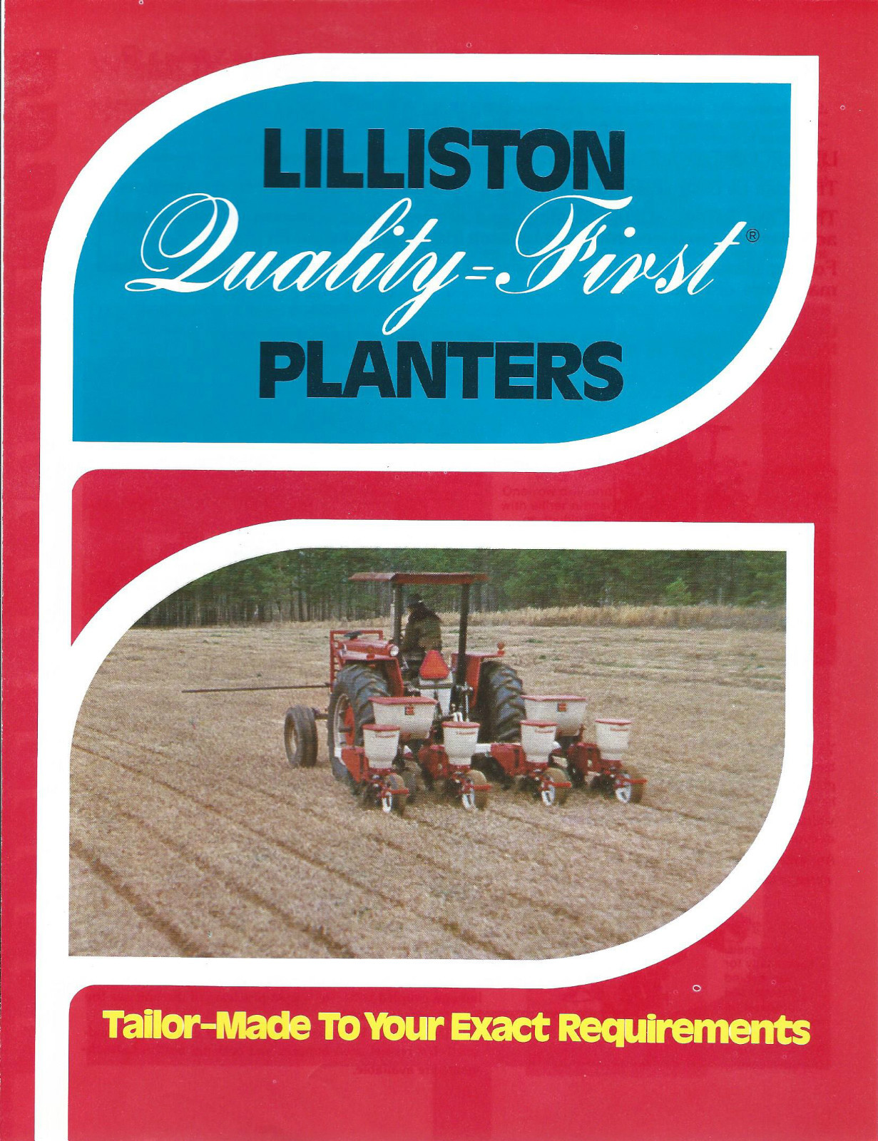 Farm Equipment Brochure – Lilliston – Planters – Product Line Overview (F4226)