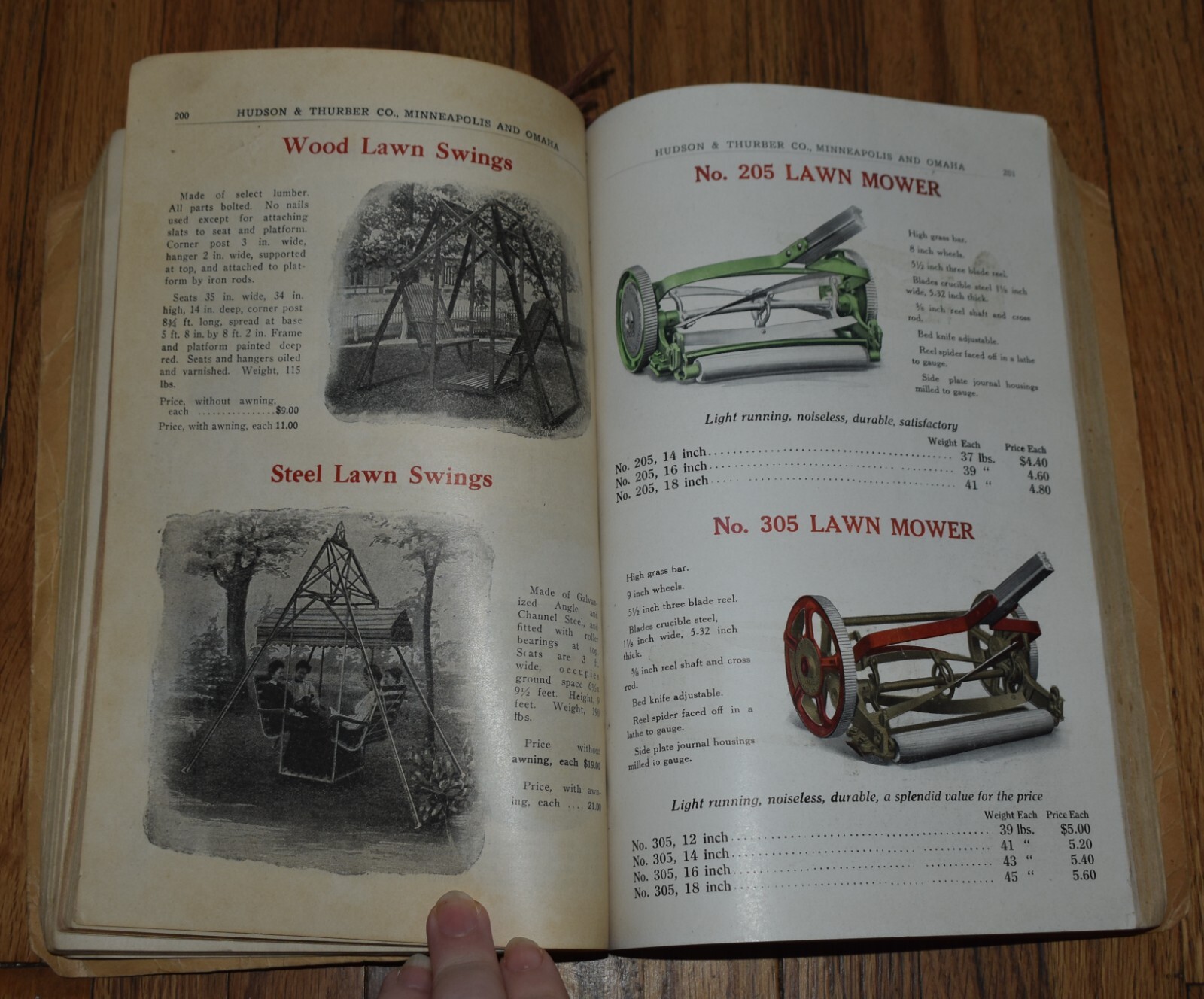 Antique HUDSON & THURBER Co Thresher Farm Omaha Minneapolis Hardware Catalog