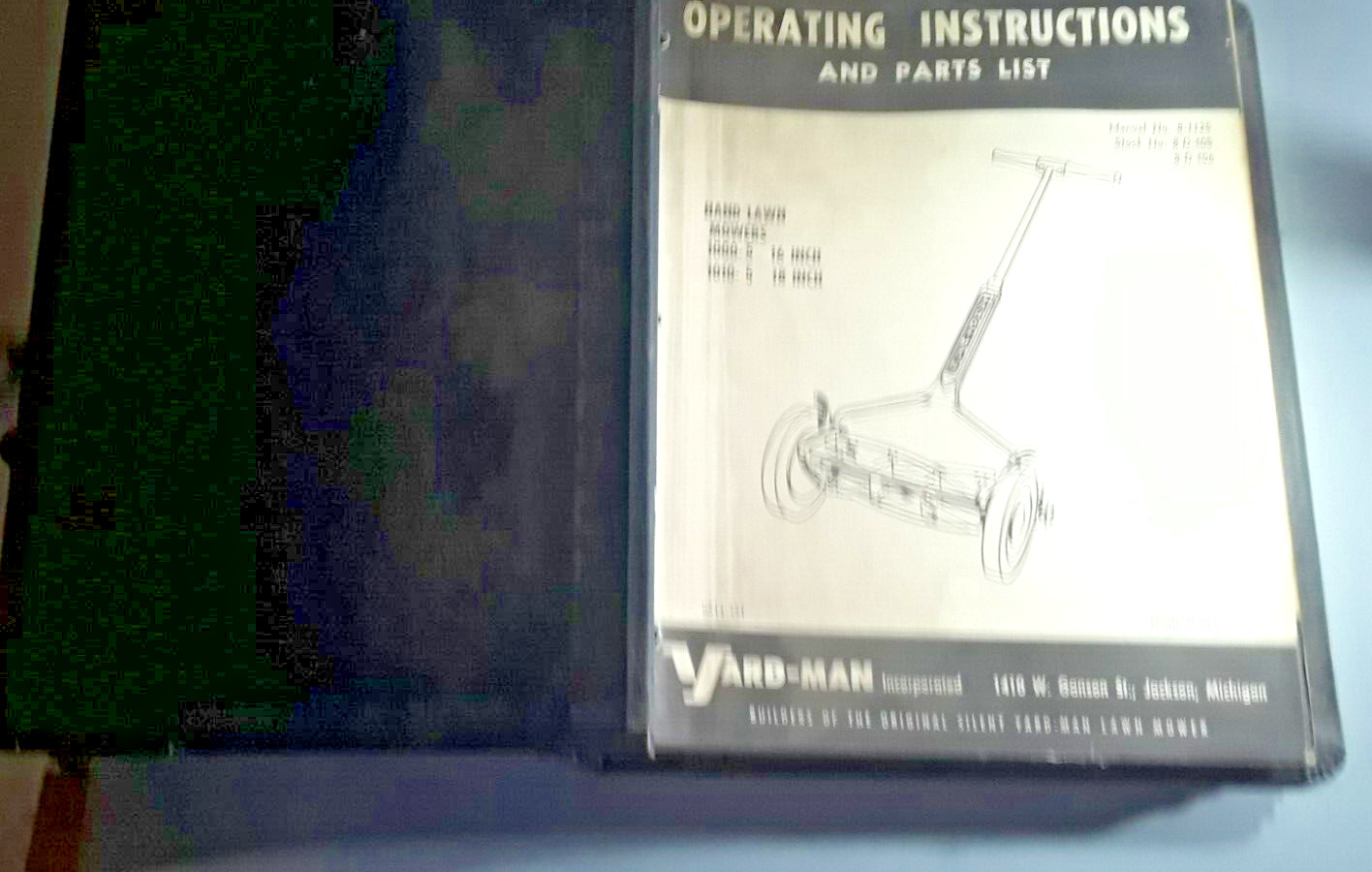 Original Yard-Man Lawn Mower, Garden Tractor, Tiller Manual