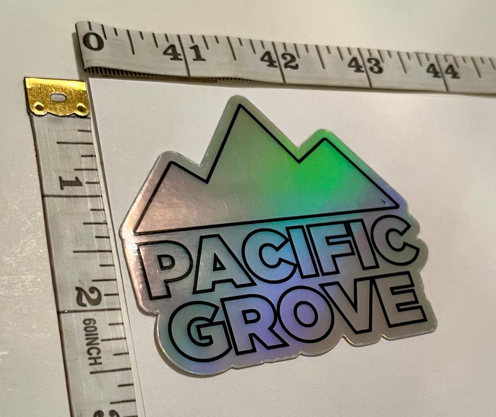 PACIFIC GROVE Vinyl Sticker – Oregon, USA Cannabis Industry Advertisement
