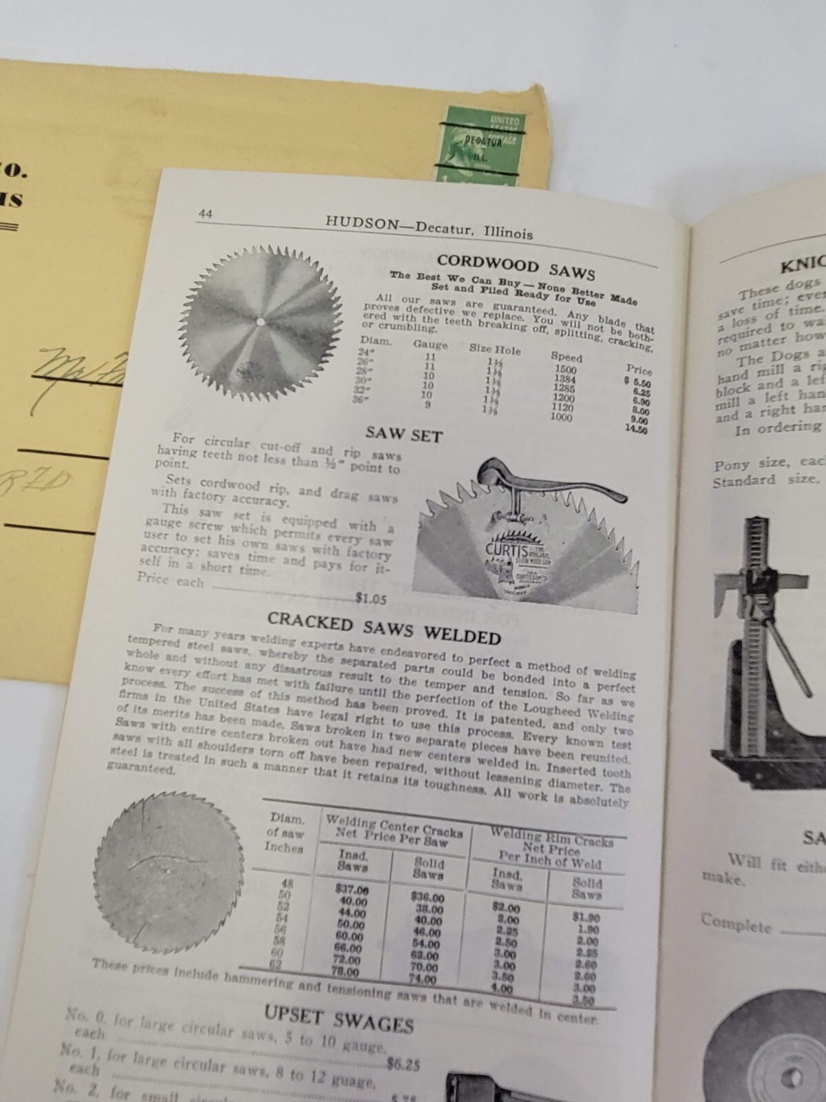 1947 Hudson FARM MACHINERY Thresher CATALOG Vintage Advertising DECATUR Illinois