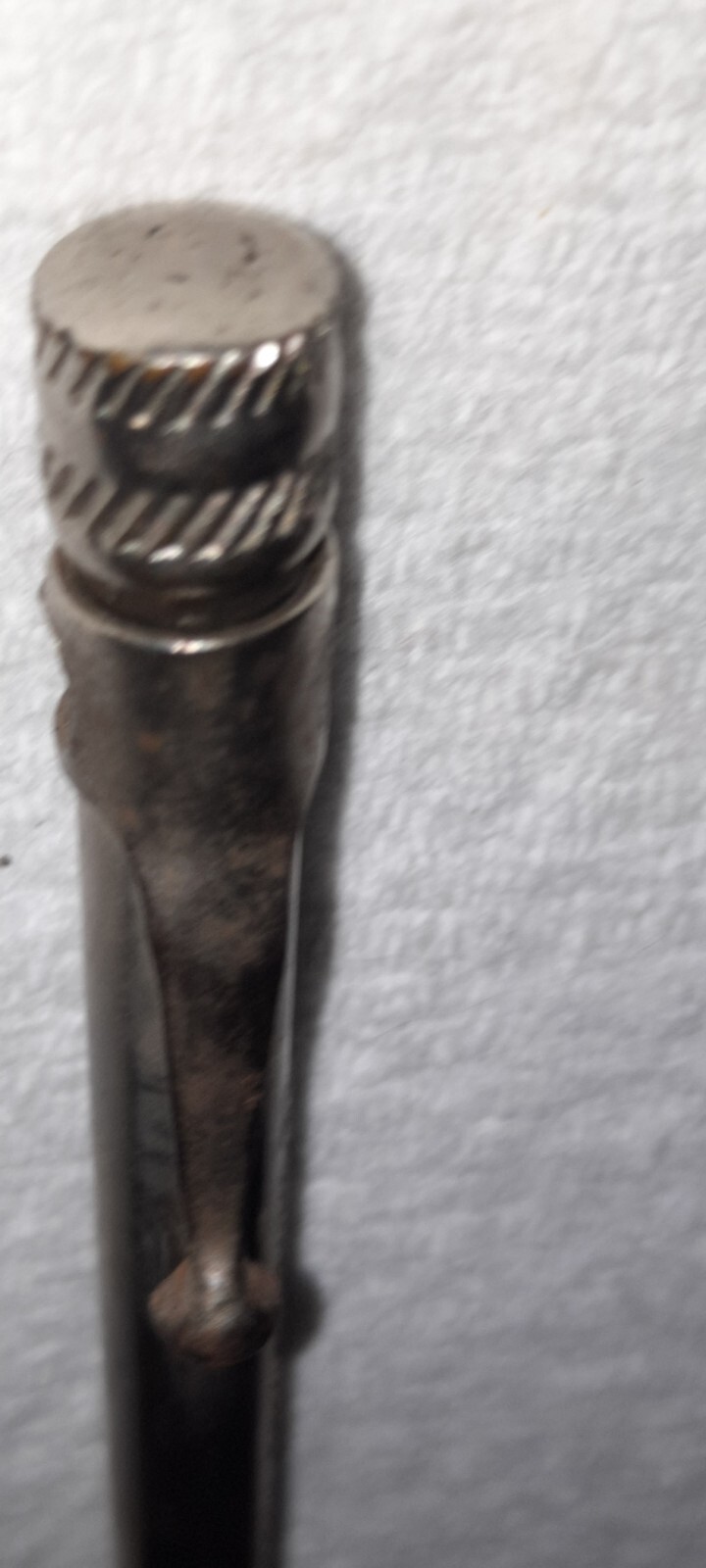 « National Live Stock Commission Co »Chromed Metal LEAD HOLDER Working Mech Pencil