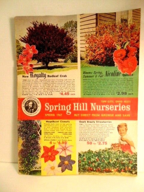 Vintage spring 1967 Spring Hill Nurseries catalog; Tipp City, OH
