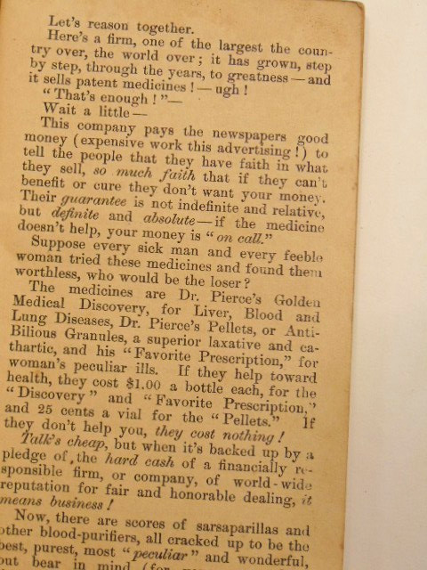 1891-92 Pierce&rsquo;s Memorandum and Account Book designed for Farmers, Mechanics