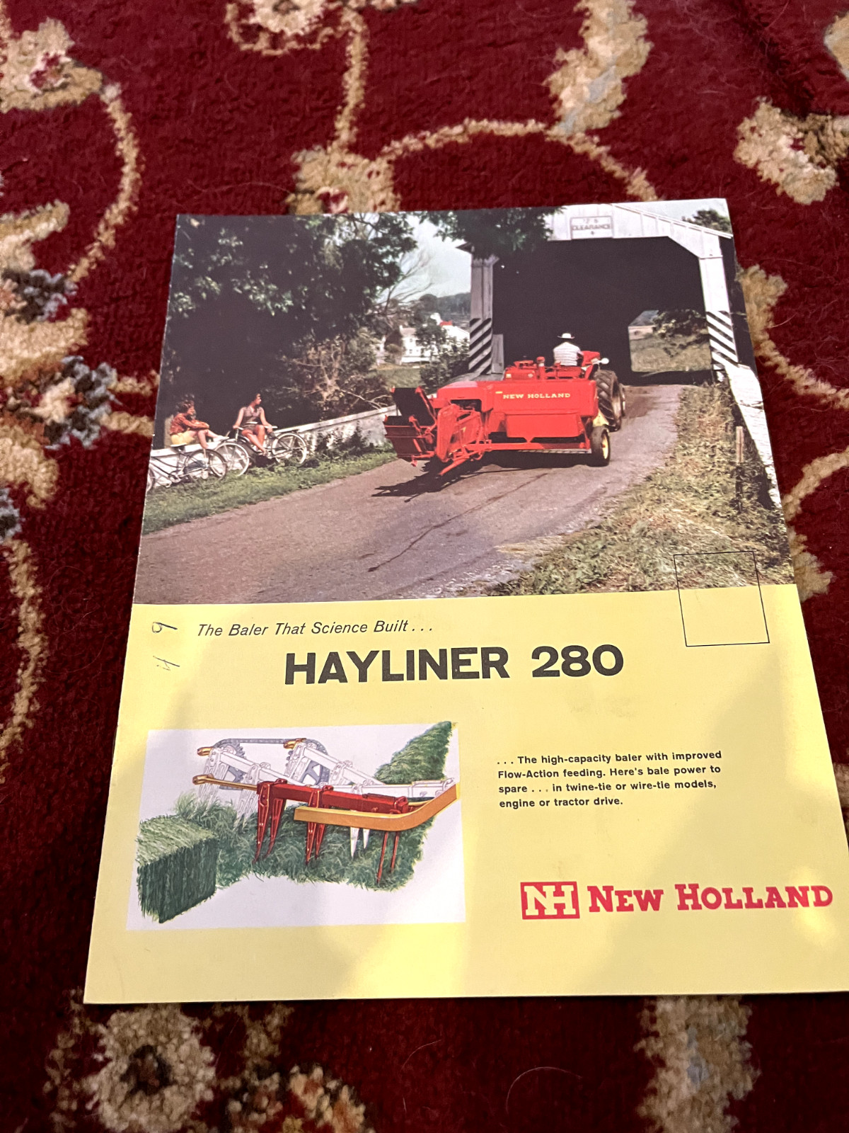 New Holland 280 Baler For 1961 Brochure BAOH