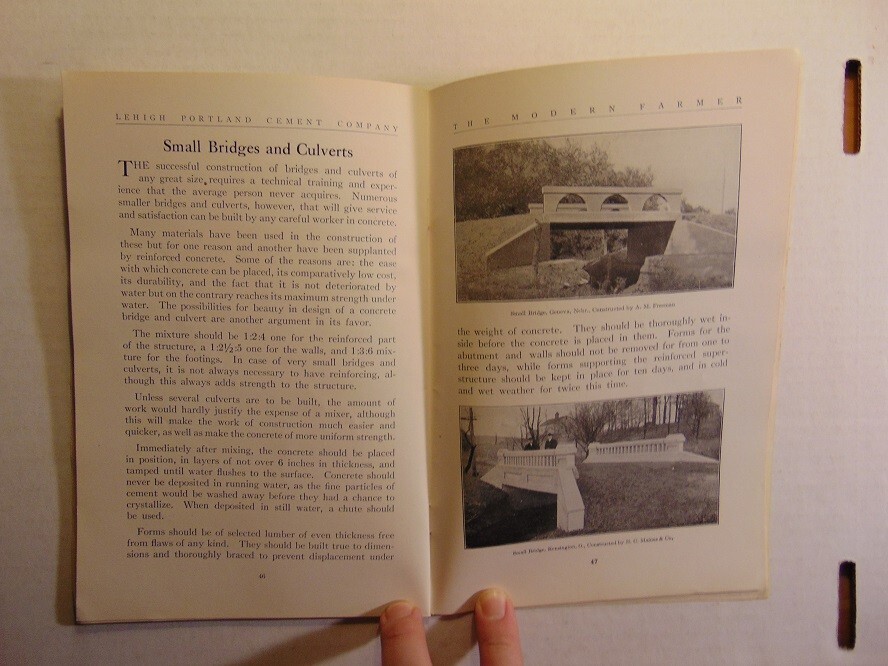 Vintage The Modern Farmer Lehigh Portland Cement Co Booklet Allentown PA