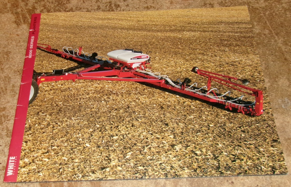 2011 white 8000 series planters brochure in nice shape used