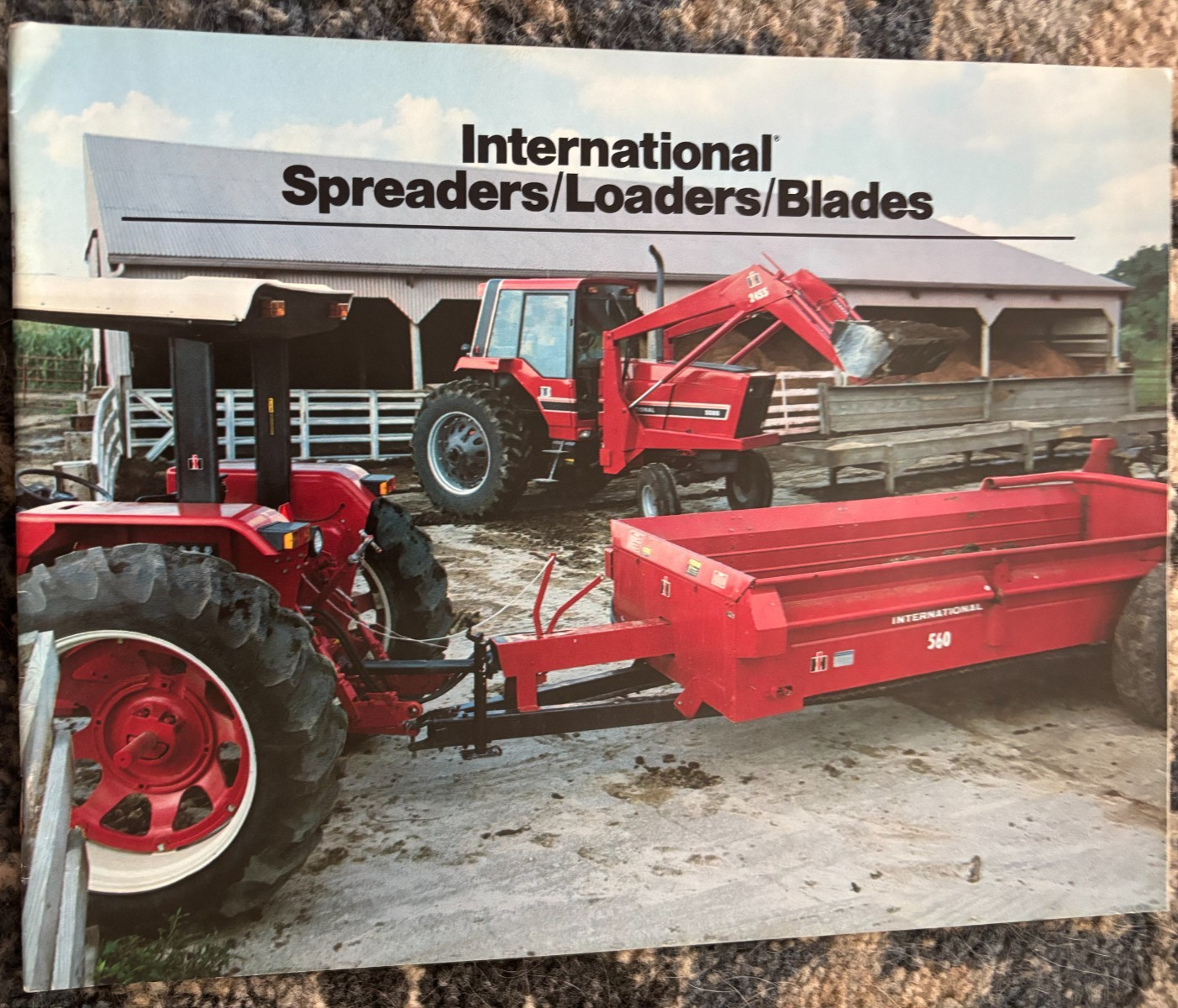 International Harvester Farm Loaders Spreaders Blades For 1983 Brochure AMIL26
