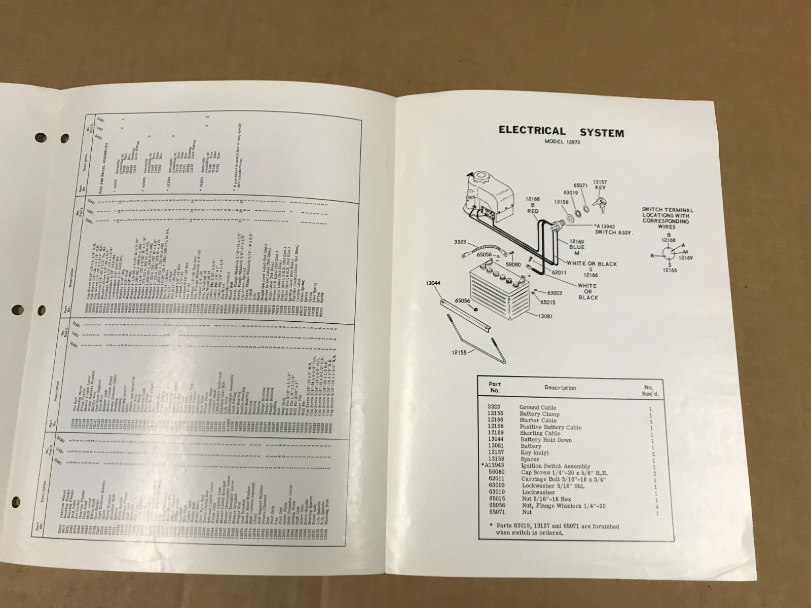 Vintage Ariens Fairway Parts Manual – PM-15-69
