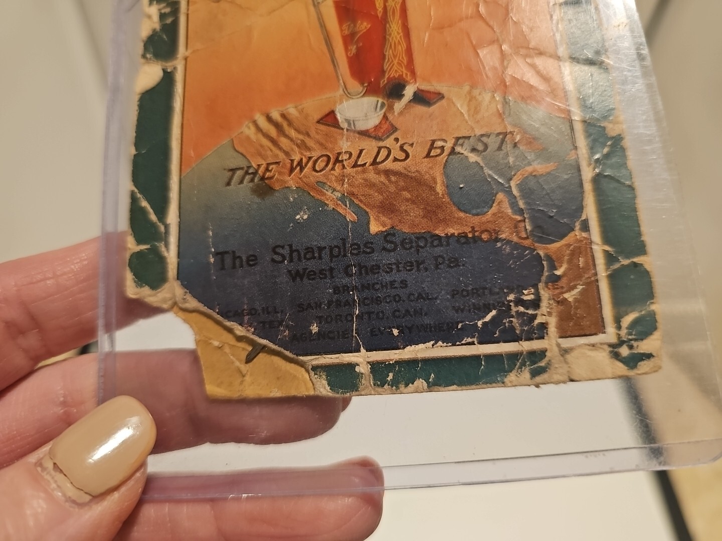 Sharples cream separator co west chester pa needle book