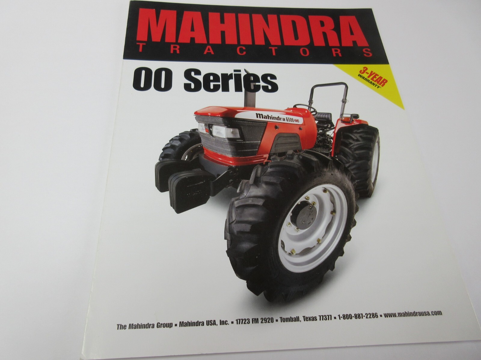 Mahindra 00 Series Tractor Brochure 6 Page