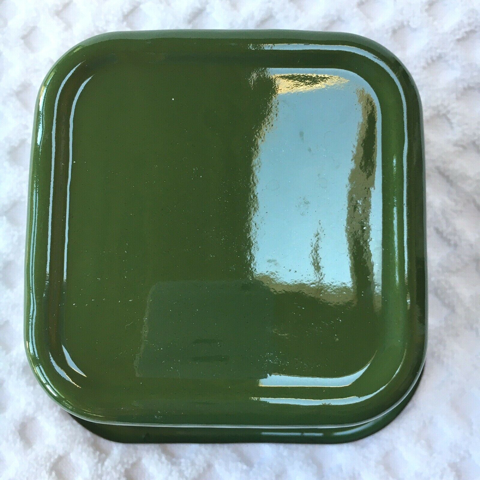 Certified Quality Producer of Sunshine Milk Green Enamel Metal Container Cow