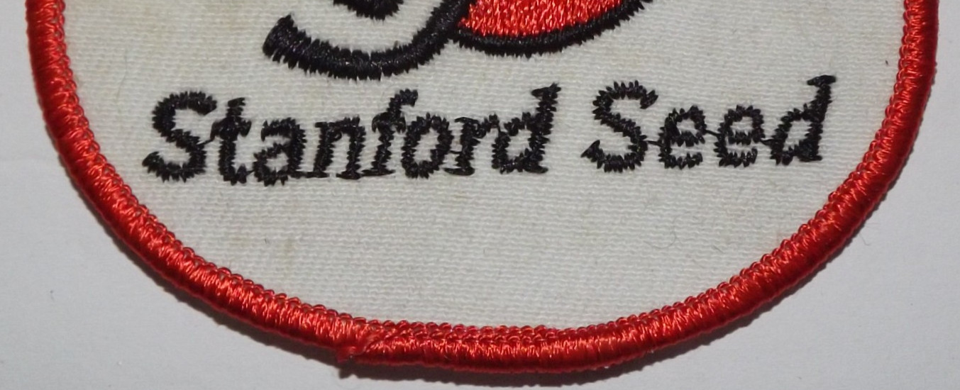 Vintage Stanford Seed Iron/Sew On Embroidered Patch