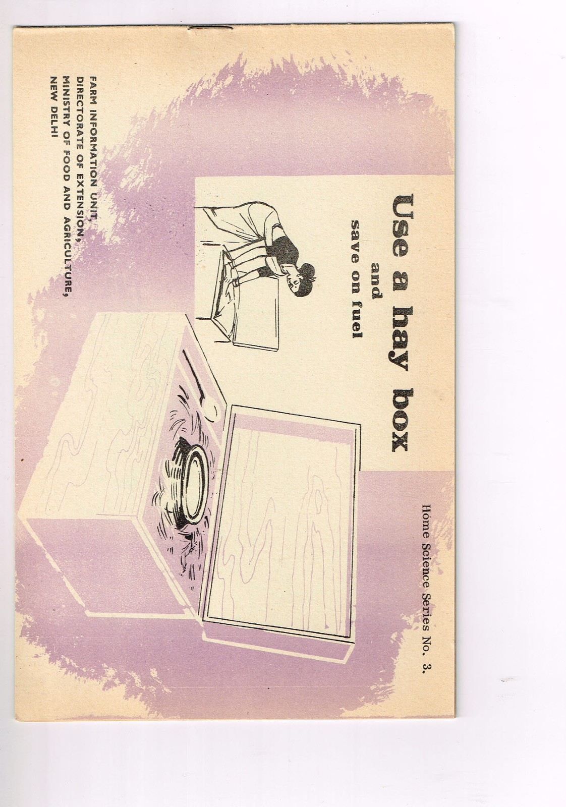 Vintage 1960s Farm Brochure India New Delhi Use a Hay Box Save on Fuel – 2