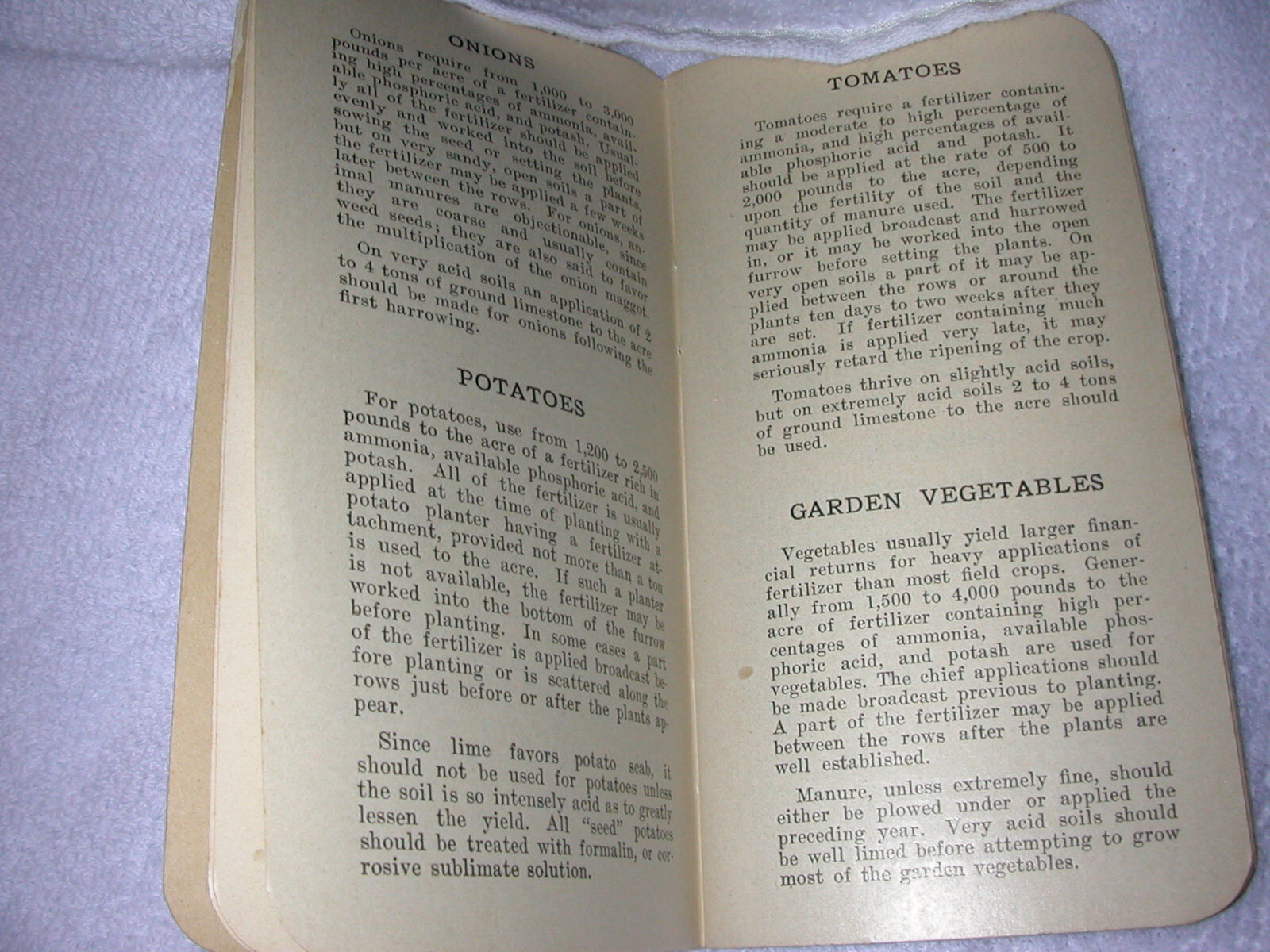 1920 Pocket Note Book Sharpless & Carpenter Fertilizers of E.R. Kloos, Agt.