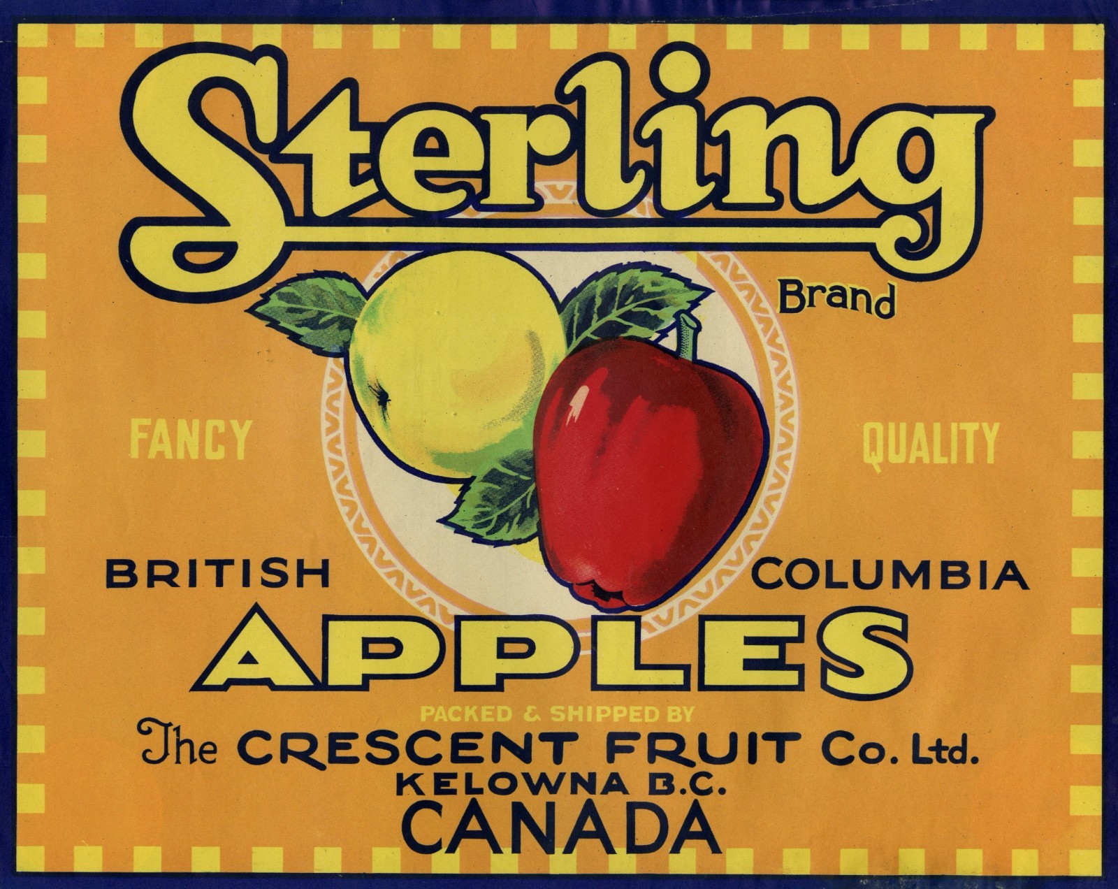 Sterling Brand Apple Label – Fancy