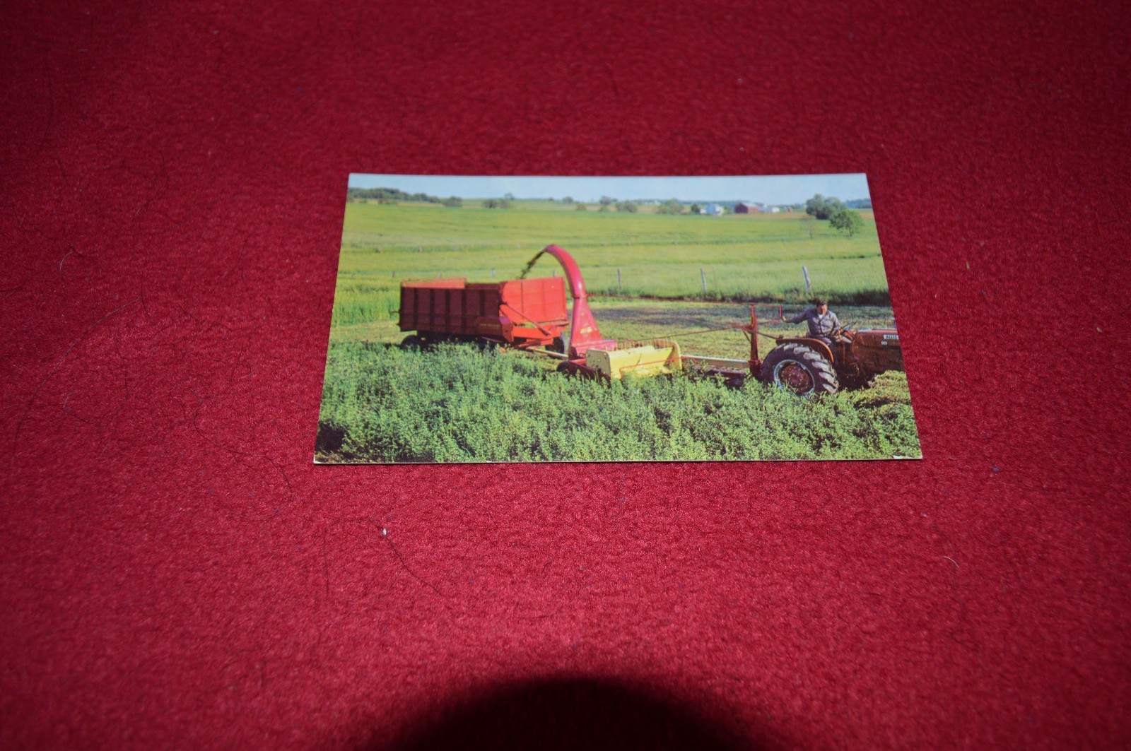 New Holland 616 Forage Harvester Dealer&rsquo;s Post Card LCPA3