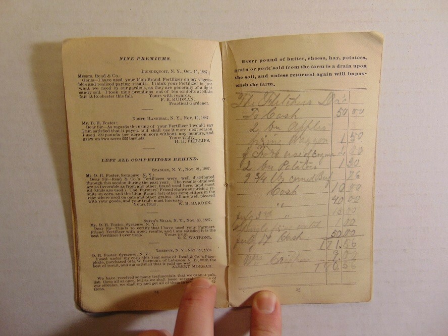 Vintage 1888 Read & Co&rsquo;s Standard Brands Bone Fertilizers Information Booklet