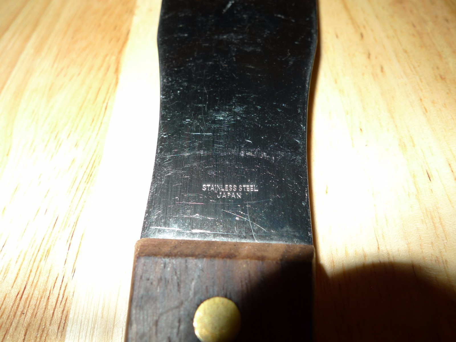Vintage Equity Livestock Sales advertising scoop blade? stainless Japan