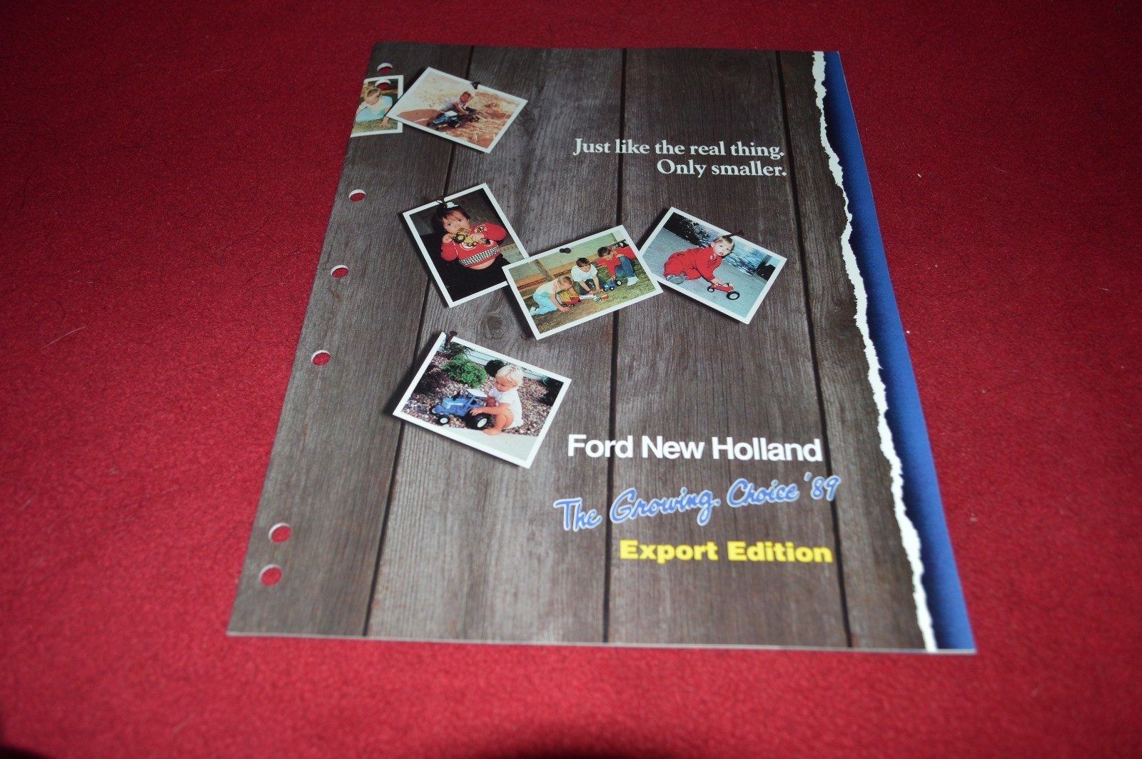Ford New Holland Ertl Toys For Export For 1989 Dealer&rsquo;s Brochure DCPA6