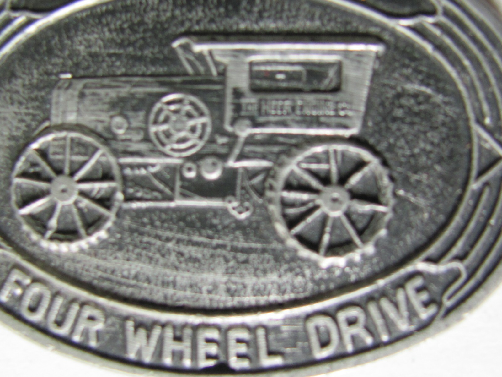 OLD WATCH FOB THE HEER FOUR WHEEL DRIVE TRACTOR HEER ENGINE CO PORTSMOUTH OHIO