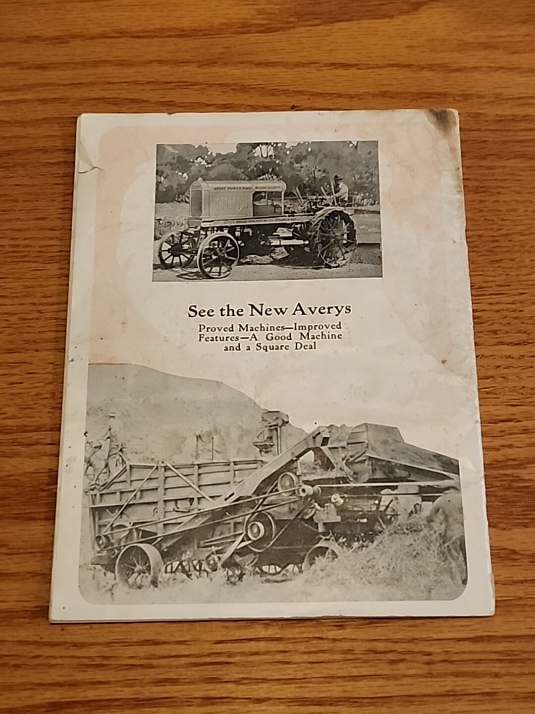 Avery Power Farming Threshing And Road Machinery Peoria IL Catalog Original