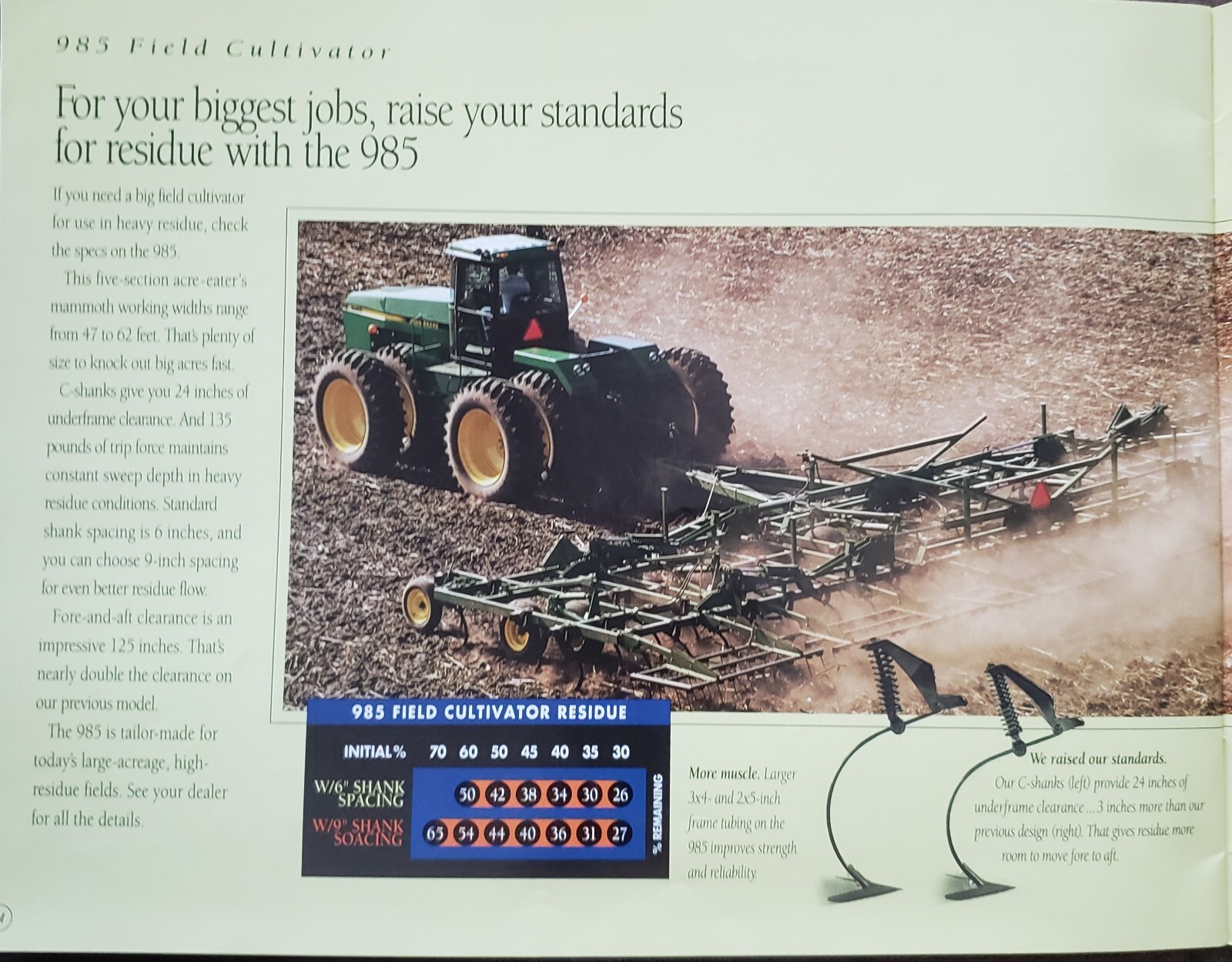 John Deere Seedbed Tillage Tools For 1994 Brochure AMIL21