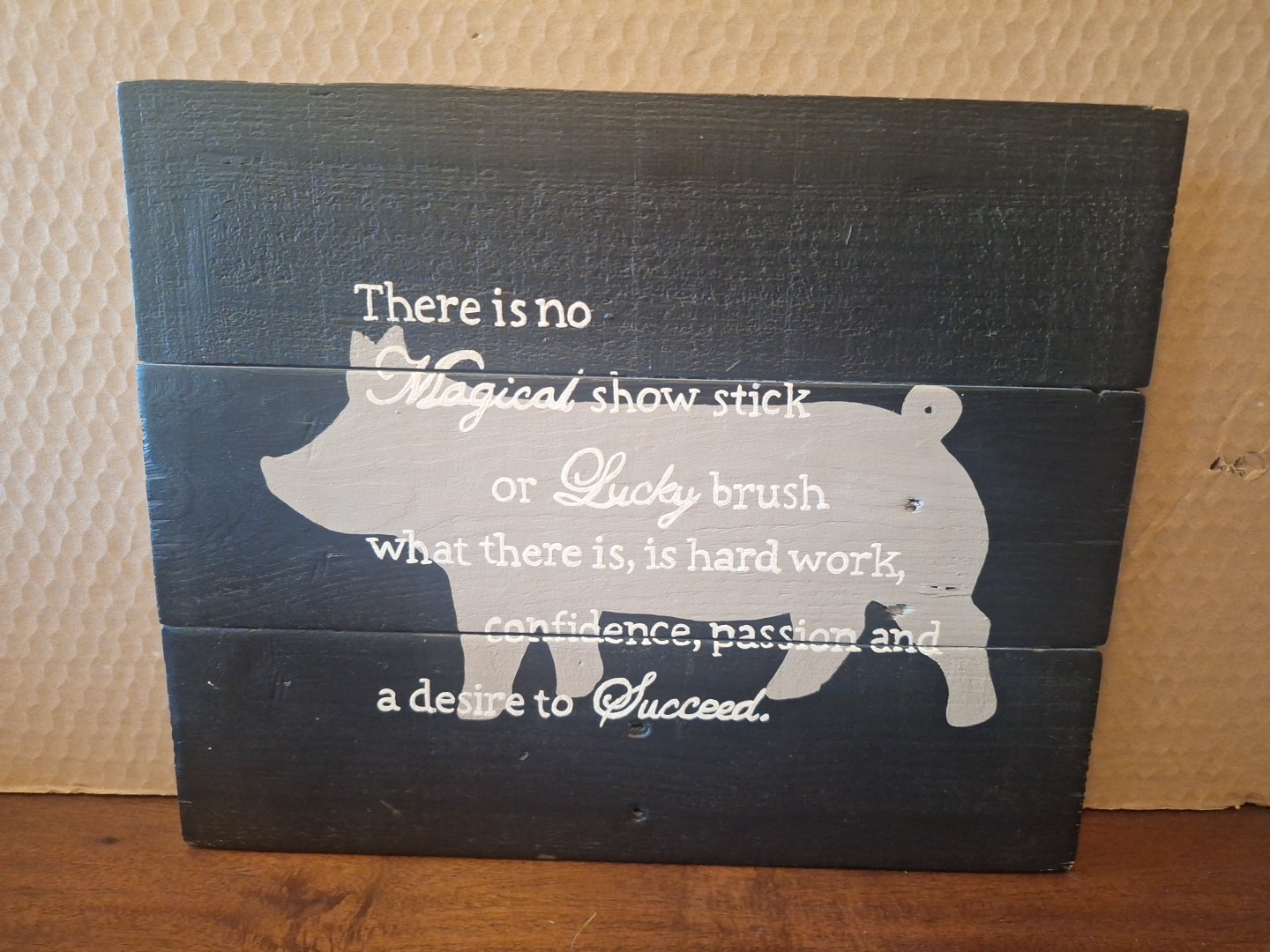 4H Sign 13&Prime; x 10.5&Prime; Pigs Farming Livestock by Crafted Simply Wellington, CO