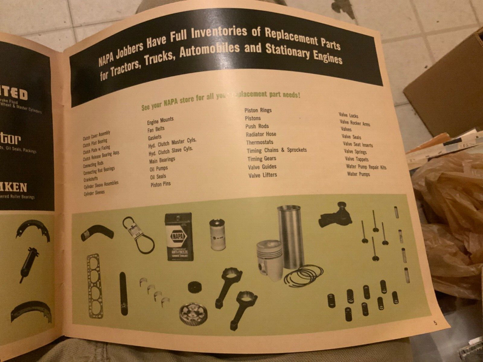 1971 NAPA Home Farm Ranch Supplies Vintage Catalog Part Equipment