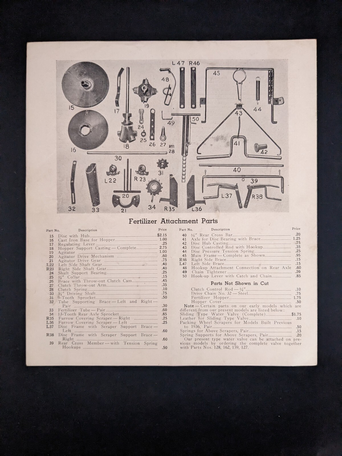 Original 1938 HOLLAND Mechanical Transplanter Operating Instructions Michigan