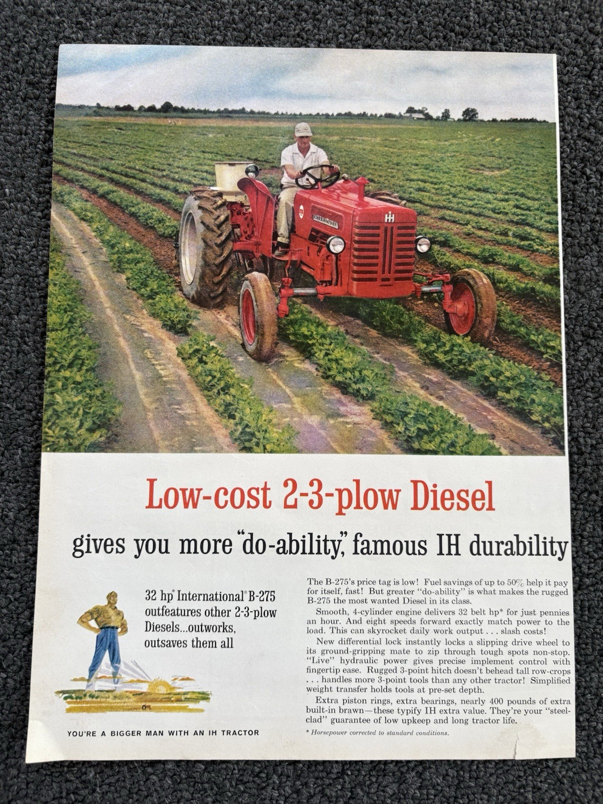 Lot Vintage Tractor Farm Equipment Print Ads 1950s 1960s Ford
