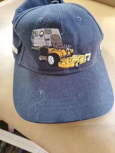 Vintage Black Lawn Mower Image Adjustable Owner/ Walker Baseball Hat/Cap 1 Size