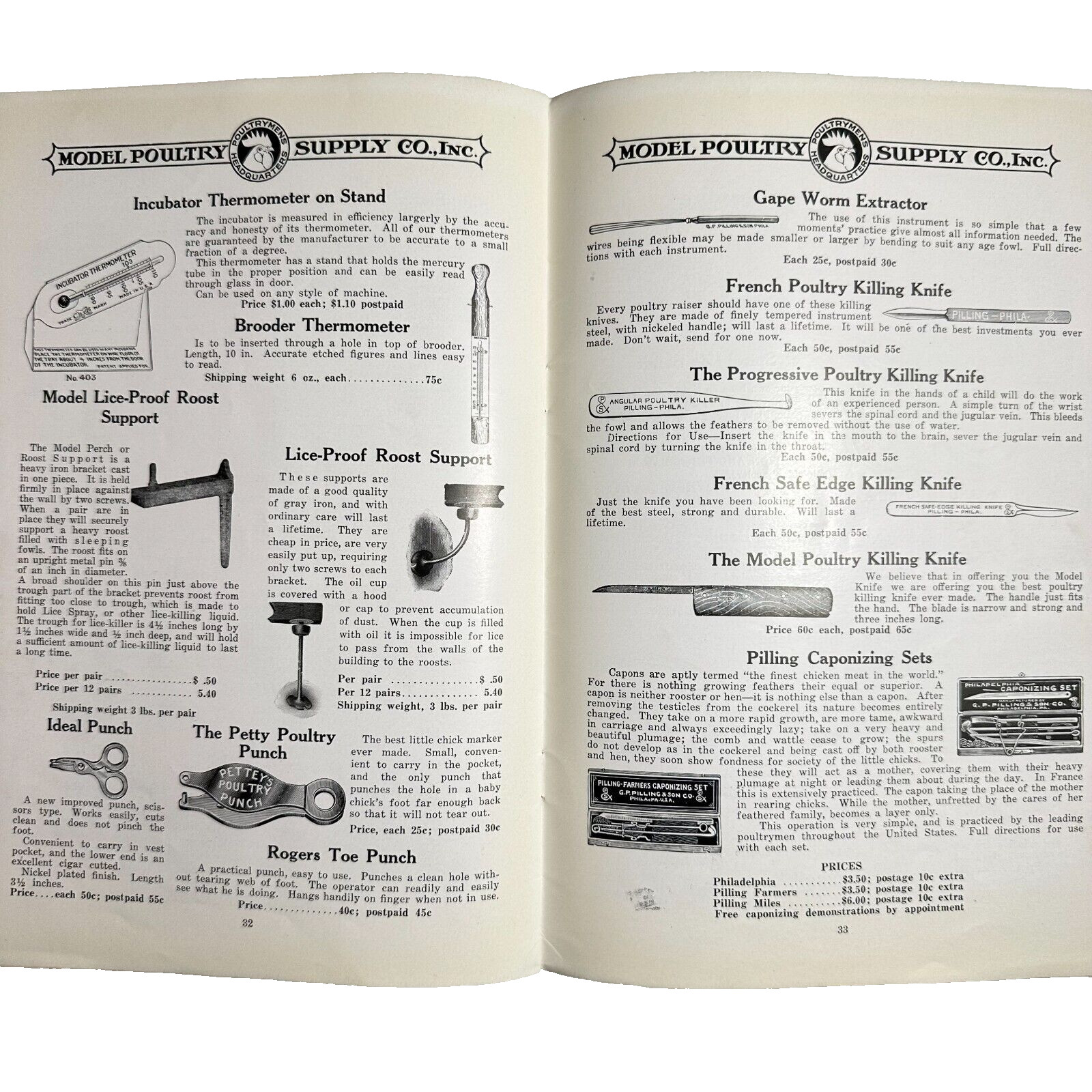Model Poultry Supply Company Incubators Brooders Poultry Appliances Catalogue