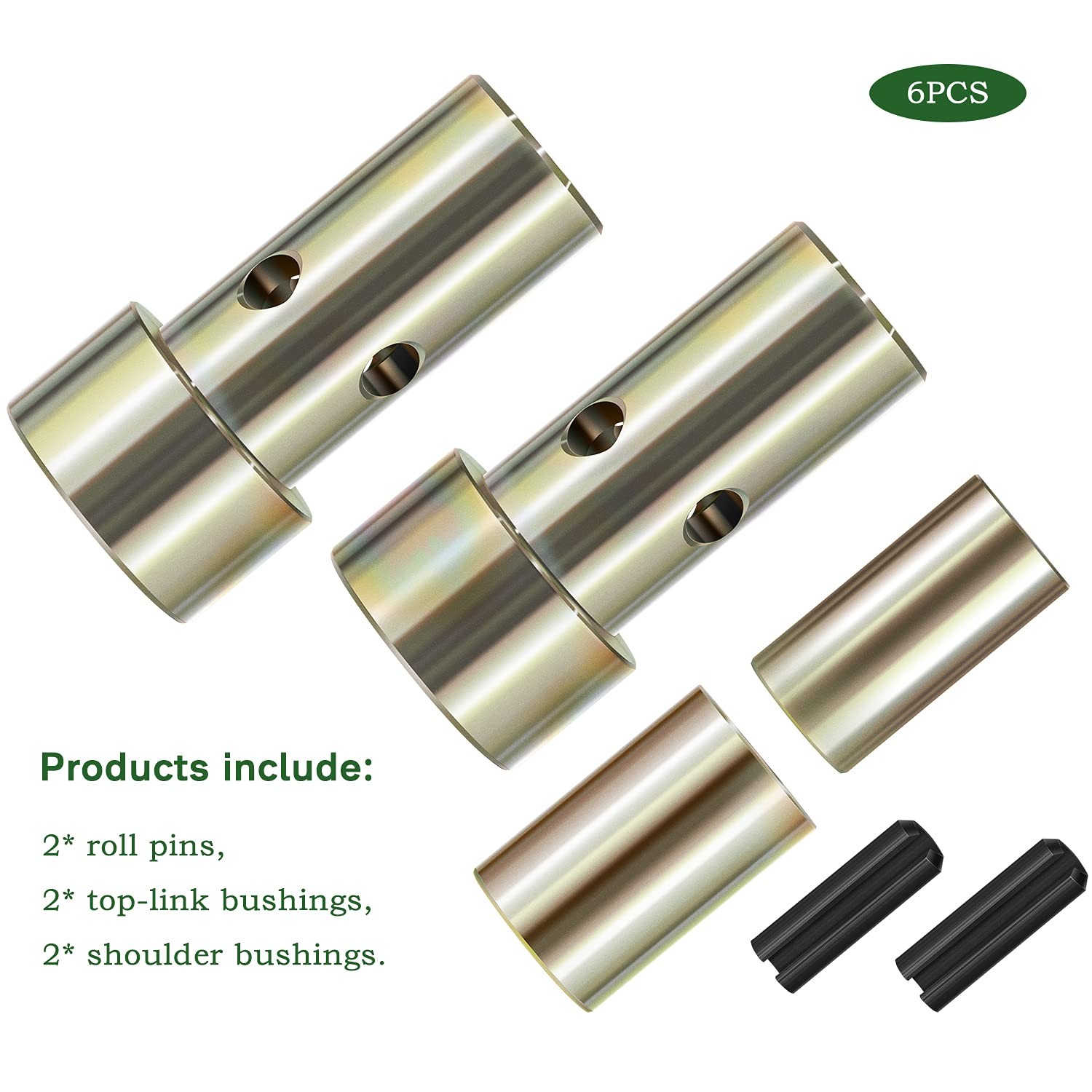Quick Hitch Adapter Bushings Kit For Category 1 3Point Tractors Heavy Duty Stee