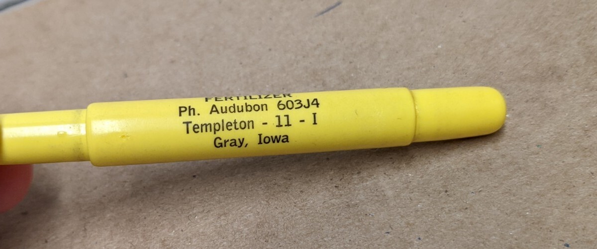 Vintage King & Scott Trucking Combining Audubon Templeton Gray Iowa Bullet Pen