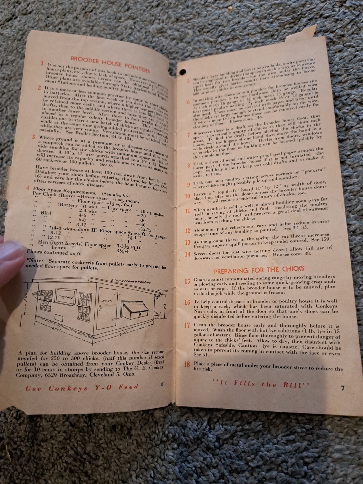 Conkeys Poultry Reference Book Part I 1946 G. E. Conkey Co. Chickens