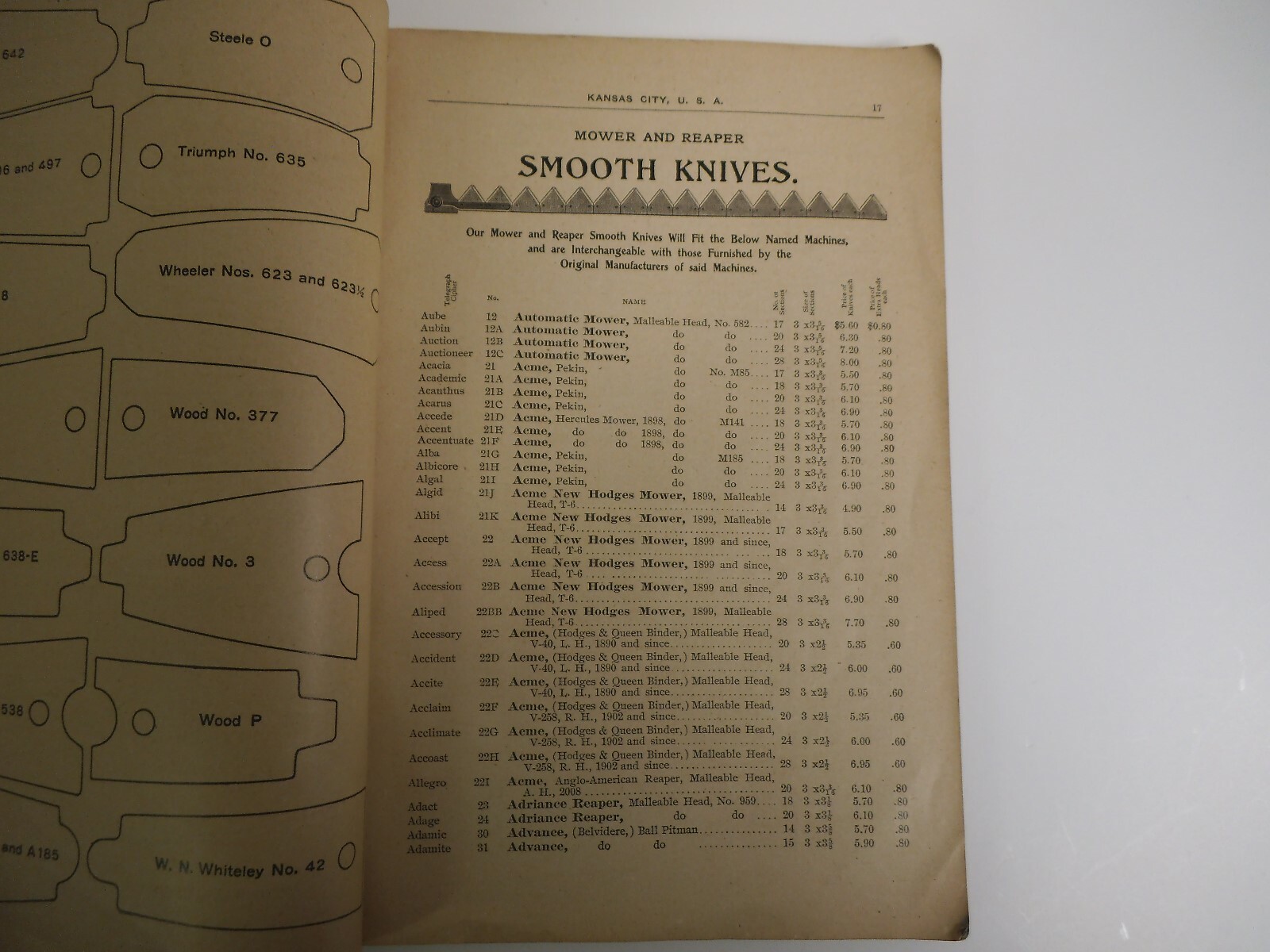 Antique Farm Equipment Manufacturer Catalog Original, Harbison & Modica, 1904