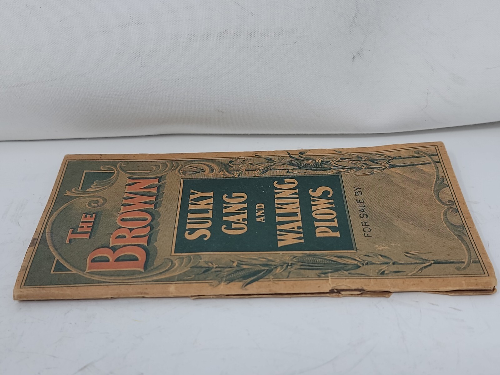 Vintage 1800s The Brown Sulky Gang And Walking Plows Pocket Companion Original