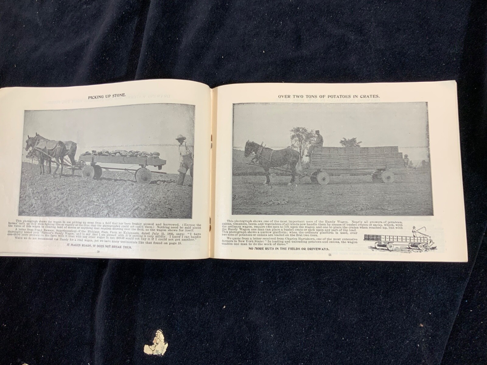 Antique Farmers Handy Wagon Company~1900~Saginaw Michigan~