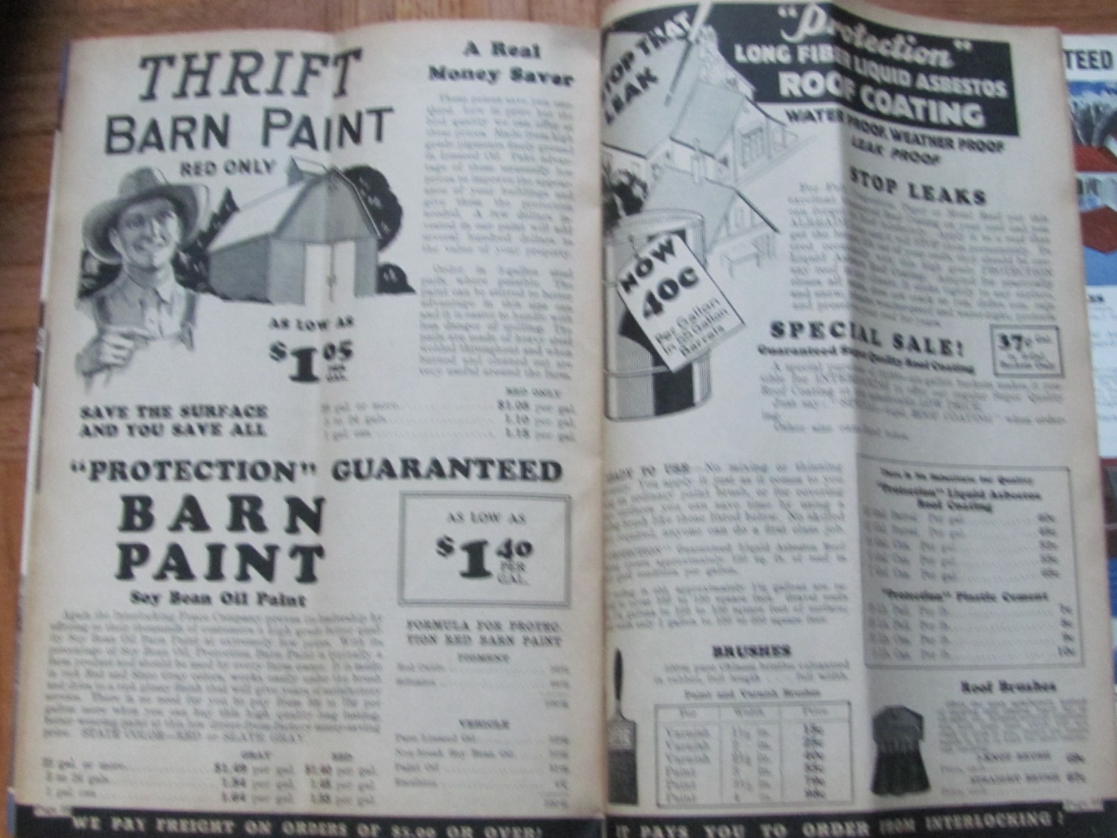 1940 INTERLOCKING FENCE CO MORTON IL FARM HARDWARE CATALOG ROUGH COVER