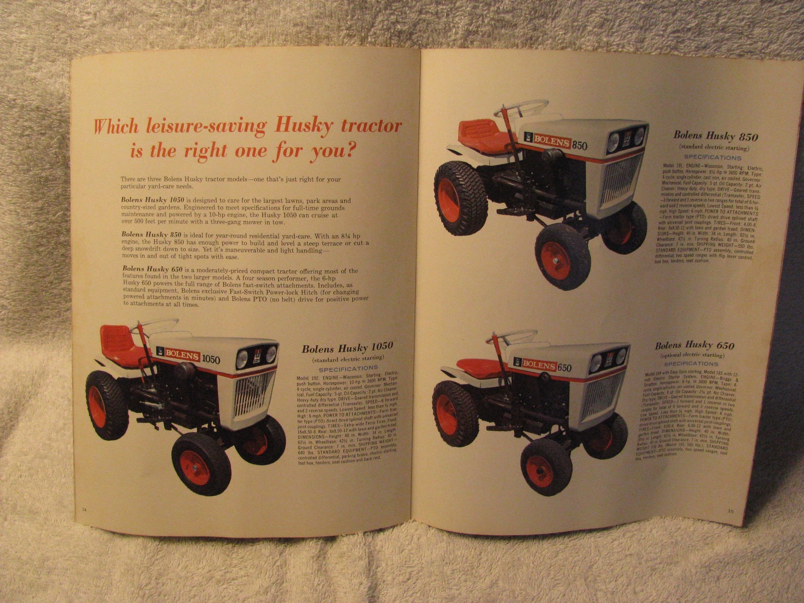 1965 Arnold Palmer Bolens Outdoor Power Equipment Brochure